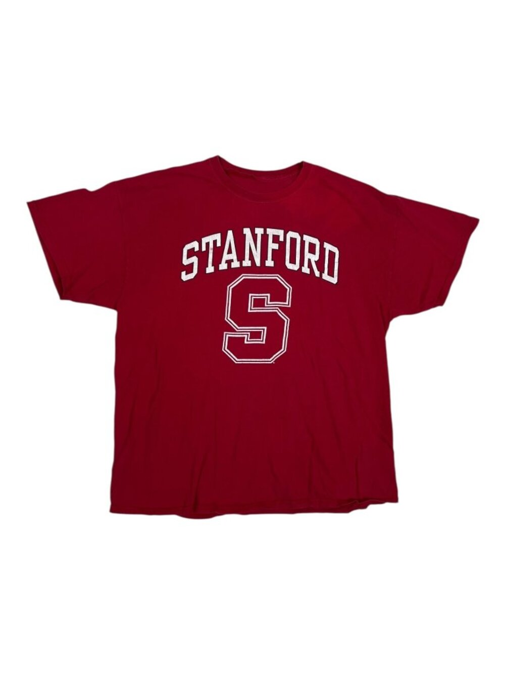 Vintage University Stanford Cardinal T-Shirt Size Large Spell Out Y2K
